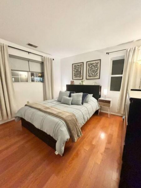 Private suite with bedroom, bathroom and TV room